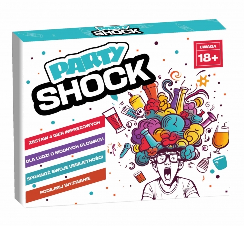 PARTY SHOCK - zestaw 4 gier imprezowych