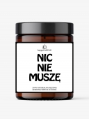 Świeca sojowa NIC NIE MUSZĘ
