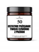 Świeca sojowa 50 URODZINY