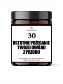 Świeca sojowa 30 URODZINY